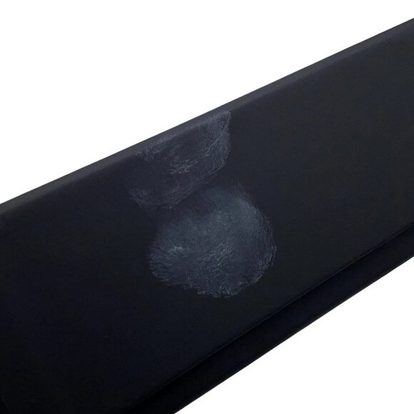 CHANEL CC Logo Pearl Ribbon Barrette Cotton100%/Faux Pearl Black - Picture 6 of 9